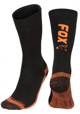 Fox Collection Socks black/orange, 10 - 13 (eu 44-47) foto