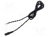 Cablu alimentare DC, cabluri, DC 5,5/2,5 soclu, negru, 5m, WEST POL - S25-TT-C100-500BK