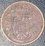 Moneda 5 Lei 1930 Romania - Colectie Numismatica - Vezi Poze