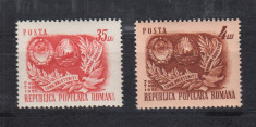 ROMANIA 1951 LP 290 A.R.L.U.S. SERIE MNH foto