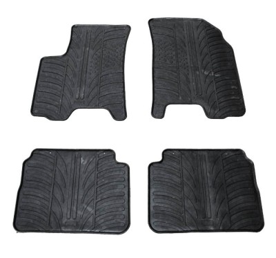 Set covorase auto din cauciuc Chevrolet Aveo 2006-2011, Negru, Gledring, 4 buc. foto
