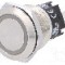 Intrerupator anti-vandalism, ON-(ON), &Oslash;19mm, EAO, 82-5151.1153