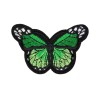 Aplicatie termoadeziva brodata Crisalida, 48 x 70 mm, fluture Verde