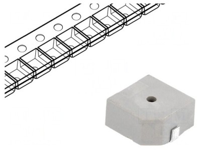 Semnalizator Electromagnetic SMD 2400Hz foto