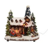 Cumpara ieftin Decoratiune - LED Optical Fiber X-mas Church | Kaemingk