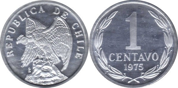 Chile 1975 - 1 centavo UNC