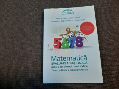 MATEMATICA PENTRU EVALUAREA NATIONALA DUMITRU SAVULESCU/CLUBUL MATEMATICIENILOR foto