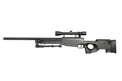 Replica sniper L96 cu bipod si luneta WELL foto