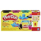 PLAY DOH SET 8 CUTII DE PLASTELINA CULORI VIBRANTE