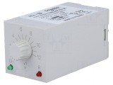 Timer 1-12s DPDT 230VAC/5A 24-48VAC/DC