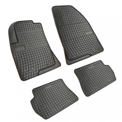 Set covorase auto din cauciuc Ford Fusion 2002-2013 Fiesta 6 2002-2008 Mazda 2 2002-2007, presuri BestAutoVest, negre, 4 buc. foto