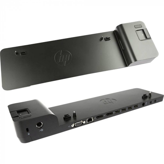 Docking station second hand HP 2013 UltraSlim &ndash; D9Y32AA, compatibil HP 7xx/8xx/Folio/ZBook/G14