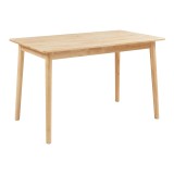Masa dining Klijori pentru 4 persoane, 120x70 cm, lemn natur
