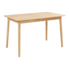 Masa dining Klijori pentru 4 persoane, 120x70 cm, lemn natur