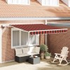 VidaXL Cortina Retractabilă with 300 x 250 cm portocaliu și maro