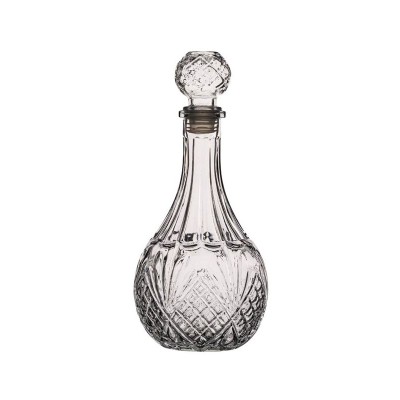 Sticla pentru lichior cu forma rotunda, 1l, transparenta, ATU-089912 foto