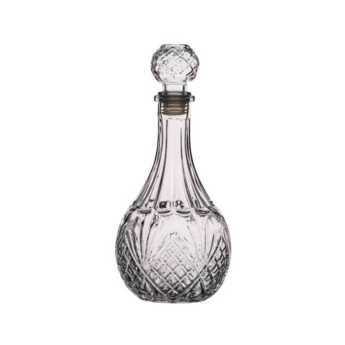 Sticla pentru lichior cu forma rotunda, 1l, transparenta, ATU-089912