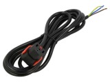 Cablu IEC C13 mamă &icirc;n unghi, 3m, 10A, 250V - SCHAFFNER
