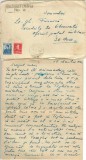 NI1089 Plic cu scrisoare expediat de la Călărași, județul Ialomița la Escadrila 20 Observație, ștampilă OPM 30 și Cenzurat Călărași, 1942