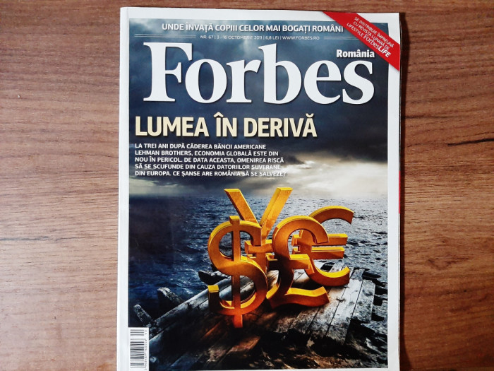 Forbes Romania, Nr. 67/ 3 - 16 octombrie 2011