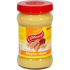 Mustar Dulce La Minut, 290 g, Mustar La Minut, Mustar de Masa La Minut, La Minut Mustar Dulce, La Minut Mustar de Masa, Mustar 290 g, Mustar Borcan, M