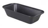 Forma Paine Cozonac Quttin, Antiaderenta, 25.4 cm, Neagra - Tava Dreptunghiulara Non-Stick