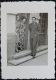 Fotografie, Locotenent de aviatie in armata romana, intr-o permisie, perioada celui de-al doilea razboi mondial