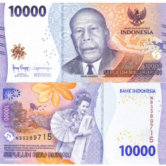 Indonezia 10 000 Rupiah rupii 2022 PW-165 Eroii Nationali UNC