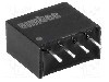 Convertor de tensiune, DC-DC, intrare 4,5...5,5V DC, iesire 12V DC, putere 1W, AIMTEC - AM1SS-0512SZ