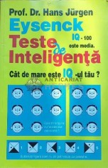 Teste de inteligenta - Hans Jurgen Eysenck ($J148)