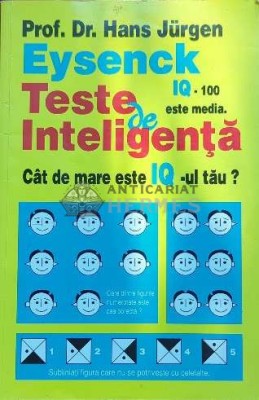 Teste de inteligenta - Hans Jurgen Eysenck ($J148) foto