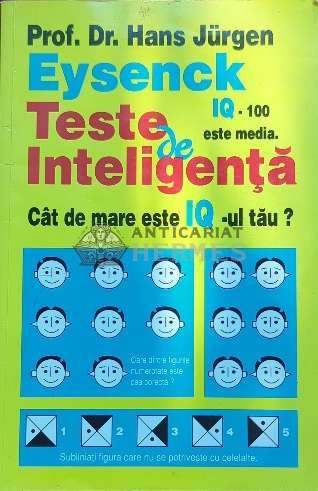Teste de inteligenta - Hans Jurgen Eysenck ($J148)