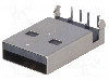 Conector USB A, pentru PCB, MOLEX - 48037-0001