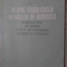 DESPRE MOBILITATEA ATOMILOR DE HIDROGEN AI GRUPELOR METIL DIN DERIVATII 2-METIL-BENZOXAZOLULUI-I. DENES