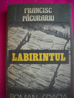HOPCT LABIRINTUL -FRANCISC PACURARIU-EDITURA DACIA 1986-447 PAGINI foto