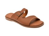 Cumpara ieftin Papuci OZIYS maro, 151, din piele naturala