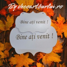 Decorațiune &quot;Bine ați venit la nunta noastră&quot; hdf