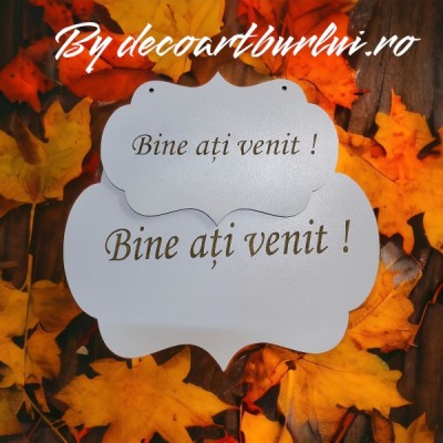 Decorațiune &amp;quot;Bine ați venit la nunta noastră&amp;quot; hdf foto