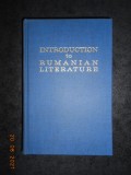 JACOB STEINBERG - INTRODUCTION TO RUMANIAN LITERATURE (1966, editie cartonata)