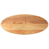 Cumpara ieftin Blat de masa maro deschis 140x60x4 cm lemn masiv de stejar oval