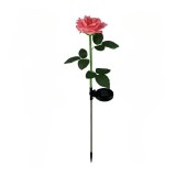 Lampa Solara LED tip Trandafir cu o floare pentru Gradina, Inaltime 75 cm, eMazing