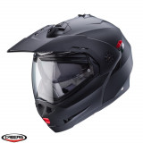 Cumpara ieftin Casca modulabila pentru scuter - motocicleta (flip-up)/adventure Caberg model Tourmax X SV negru mat Pinlock ready &ndash; lentila Pinlock inclusa XL (61/62