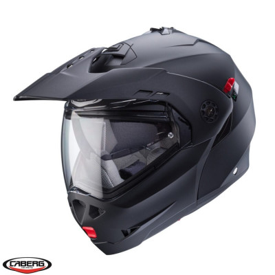 Casca modulabila pentru scuter - motocicleta (flip-up)/adventure Caberg model Tourmax X SV negru mat Pinlock ready &amp;ndash; lentila Pinlock inclusa XL (61/62 foto