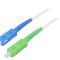 Patch cord fibră OS2 SC/APC-SC/UPC 2m alb