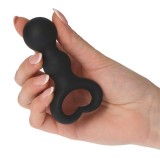 Plug anal Heart Clip Tip, Toyz4Lovers, Negru