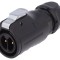 Conector Circular Mufă 2 PIN Aurit 20A
