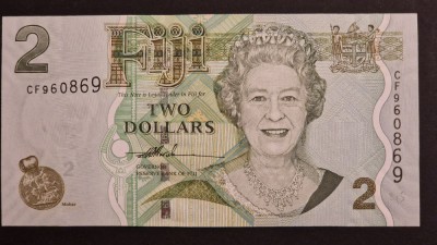 Fiji 2 Dolari 2012 UNC foto