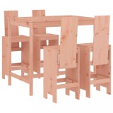 Cumpara ieftin Set bar de gradina, 5 piese, lemn masiv douglas