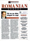 Romanian Survey, nr. 102, 3- 9 noiembrie 1999