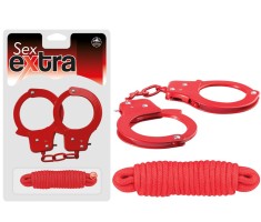 EXTRA SEX - CATUSE METALICE SI FUNIE DE DRAGOSTE ROSIE